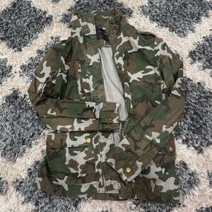 Camouflage Military Style Jacket